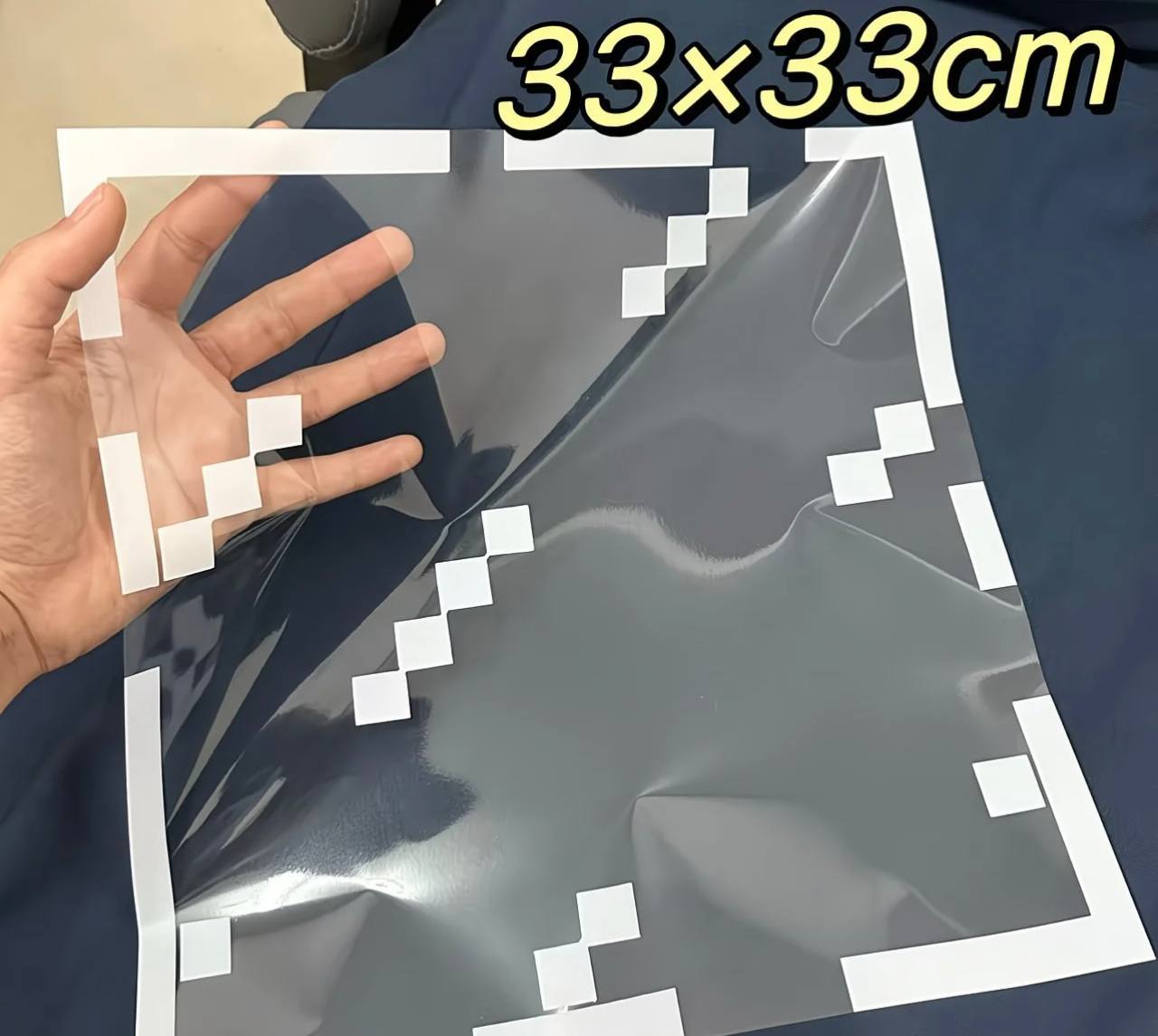 Pixel Style Glass Window Sticker (Set of 4 Sheets)