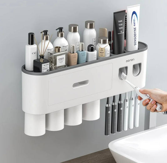 Wall-Mounted Bathroom Organizer